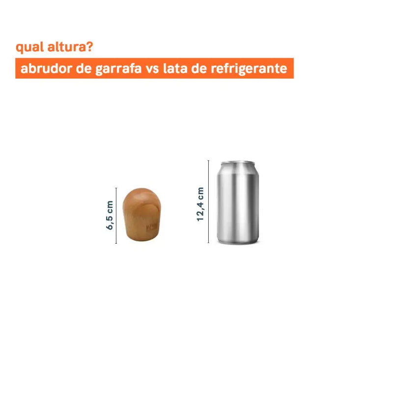 Abridor de garrafas de bambu