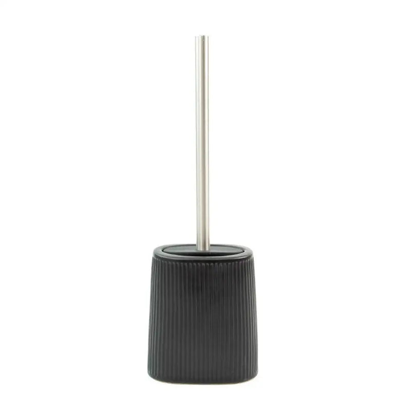 Escova sanitária silicone suporte cerâmica preto